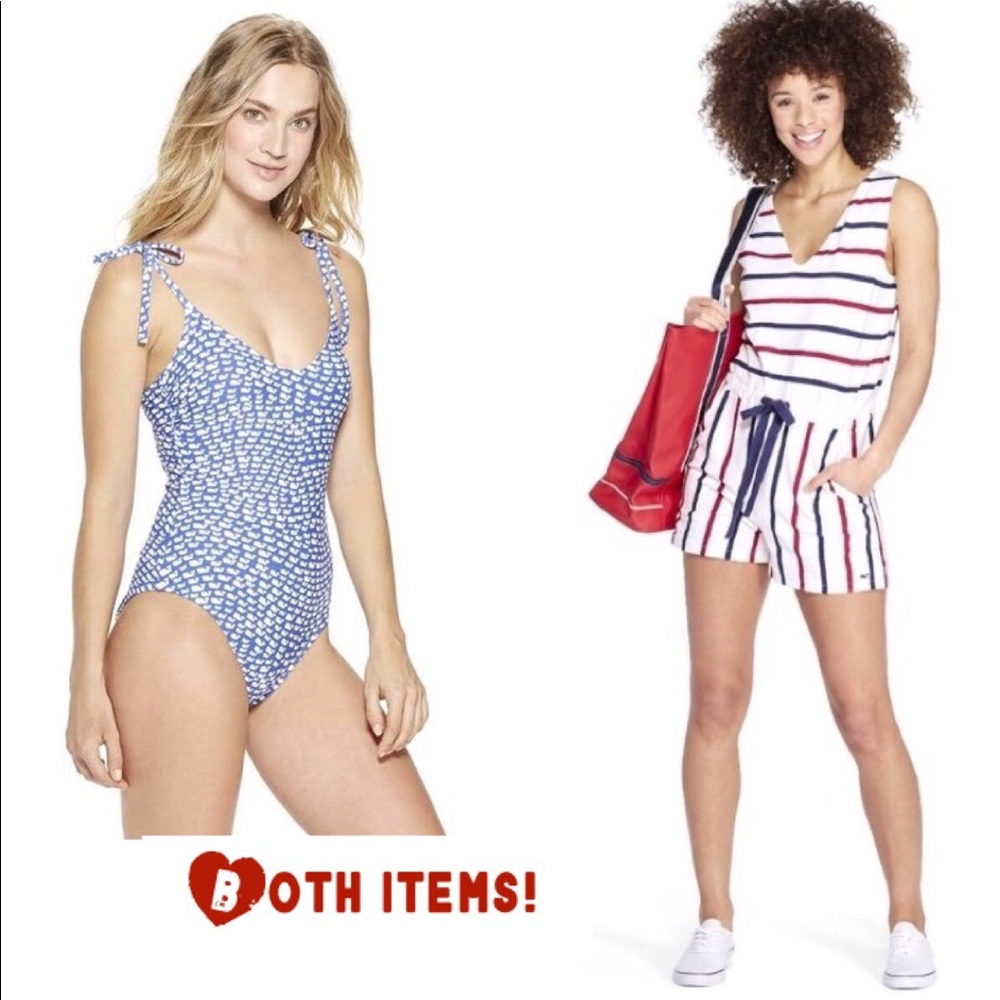 Vineyard Vines by Target Medium Romper Swimsuit